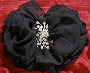 Becca Bow with chiffon and jewel, $40 and up