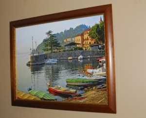  Framed Canvas  Lake Maggiore, Italy     $ 750.                       $