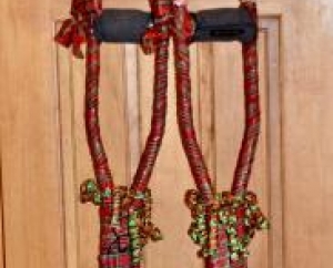 CHRISTMAS CRUTCHES BY BECCA BOWS